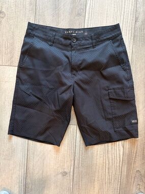 Vans Black Vanphibian Cargo Shorts